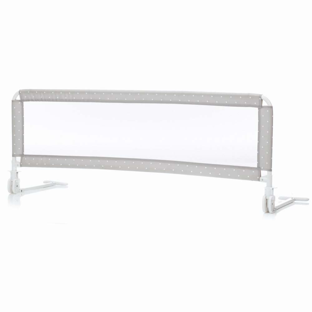 fillikid zaštitna ograda za krevet hugo 135x50 cm, siva s točkicama - slika 1