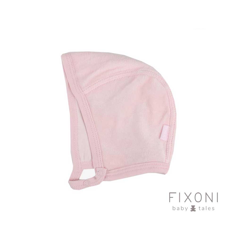 fixoni - kapa od velura, rose dream, vel. 62/68 - slika 1