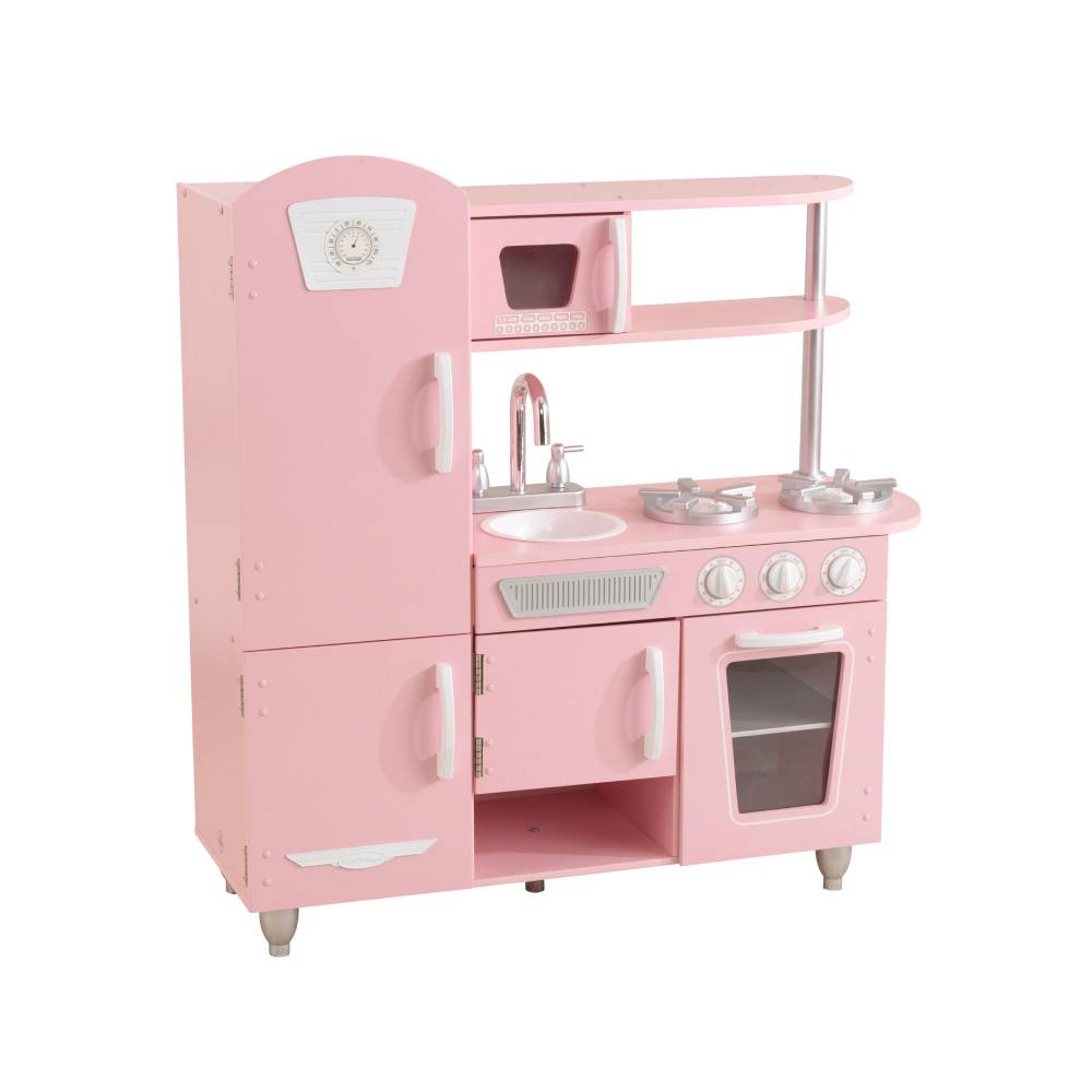 dječja kuhinja vintage kitchen - pink - slika 1
