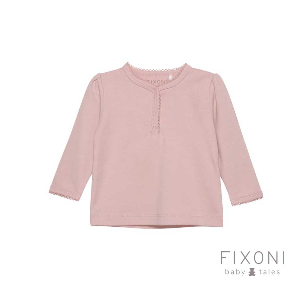 fixoni - majica od organskog pamuka, misty rose, vel. 56 - slika 1