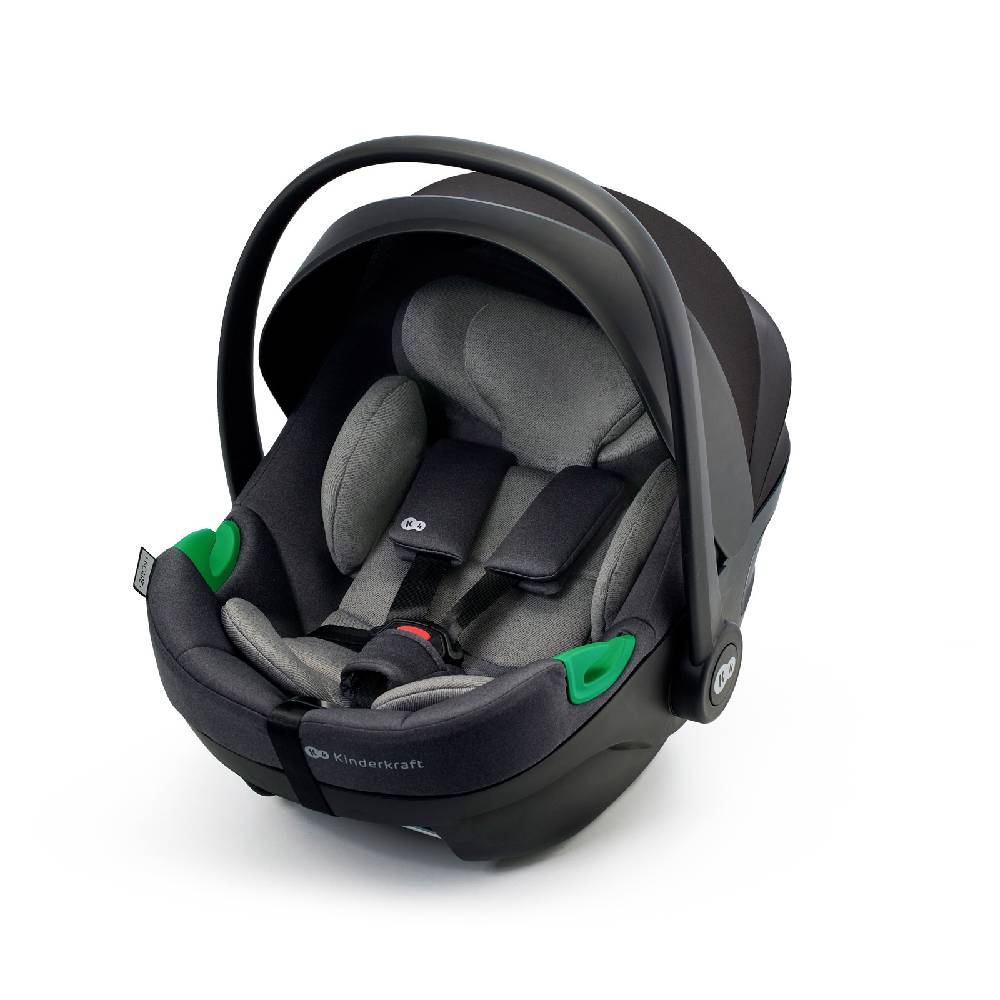 kinderkraft autosjedalica i-care i-size 0-13 kg, 40-87 cm, cool grey - slika 1