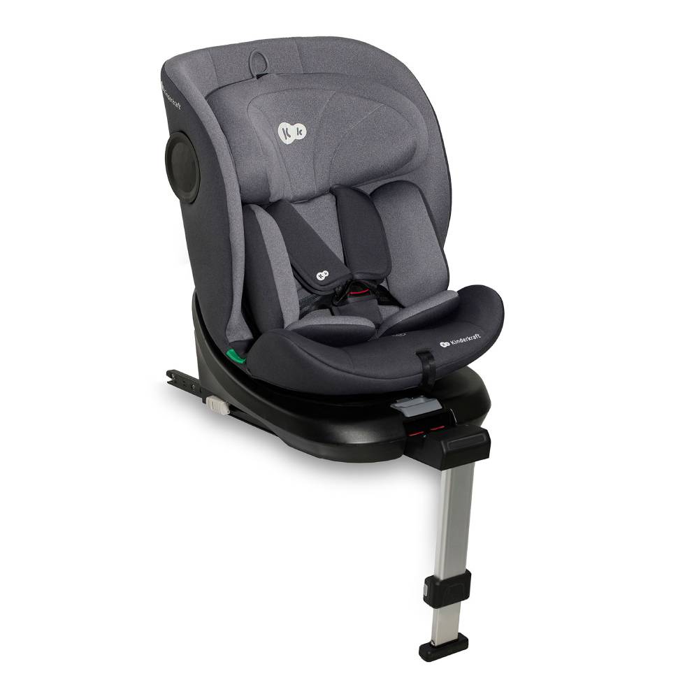 kinderkraft i-360 i-size autosjedalica 40-150 cm, siva - slika 1