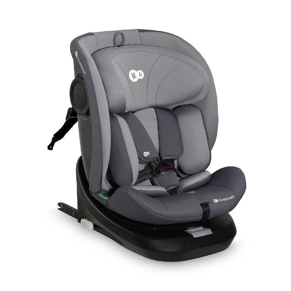 kinderkraft i-grow i-size autosjedalica 40-150 cm, siva - slika 1