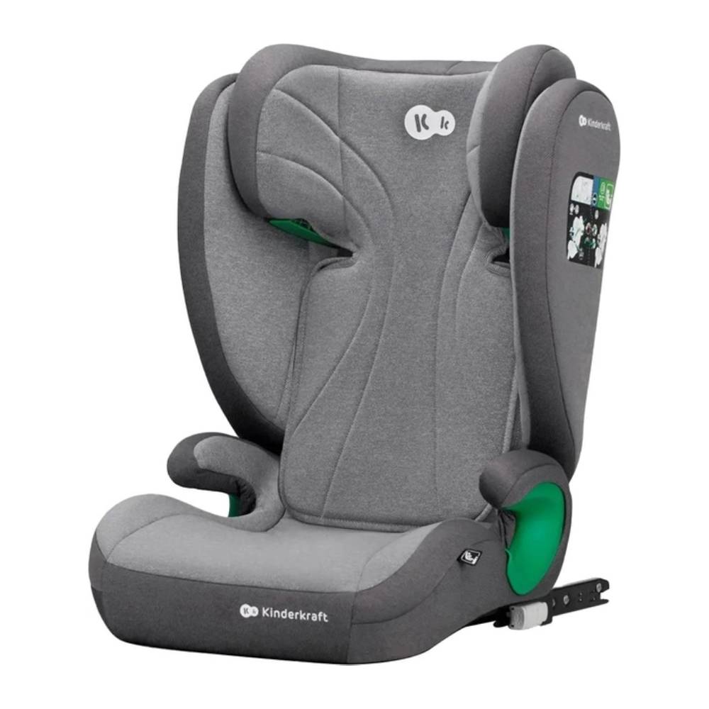 kinderkraft autosjedalica junior fix 2 i-size 100-150 cm, rocket grey - slika 1