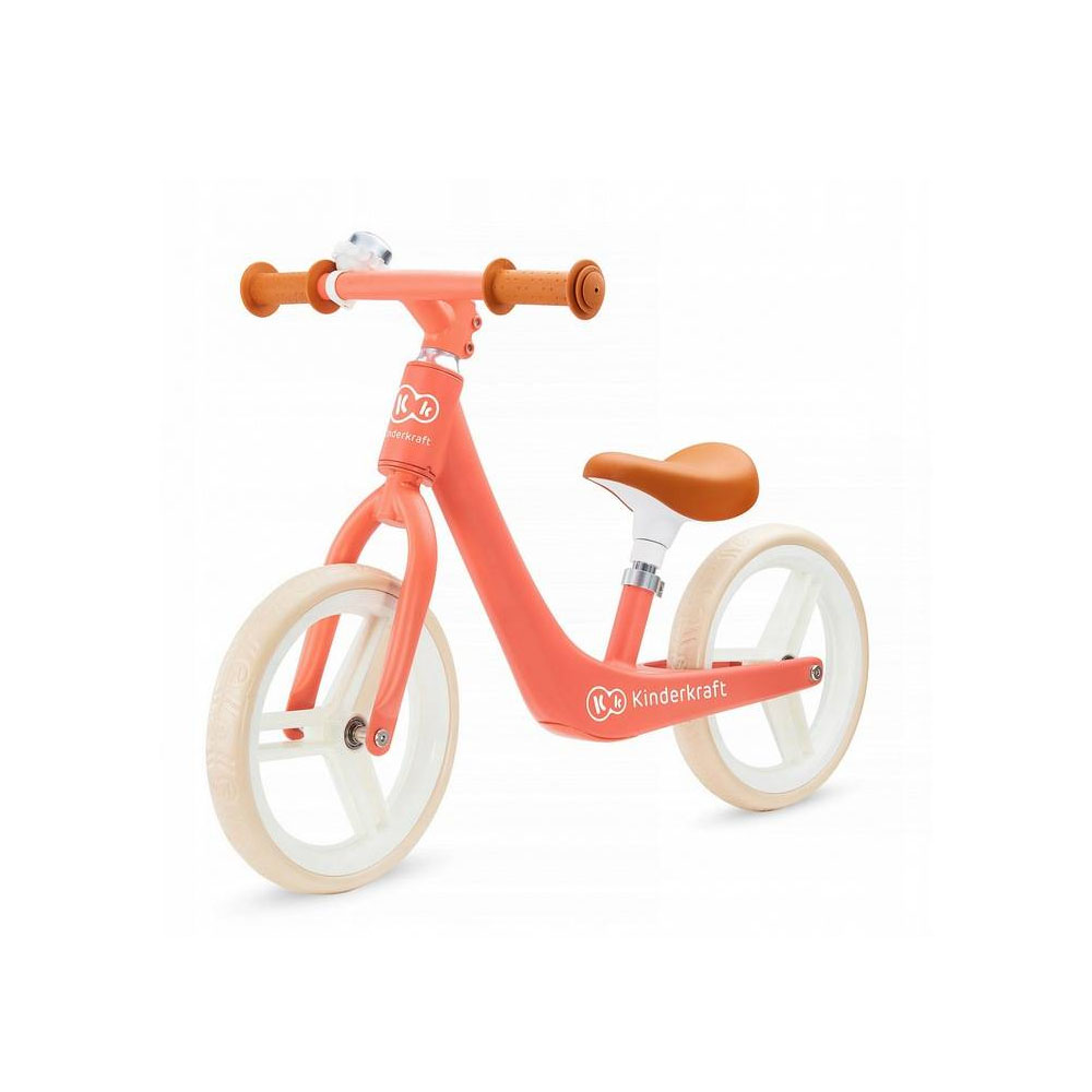 kinderkraft balans bicikl fly plus, coral - slika 1
