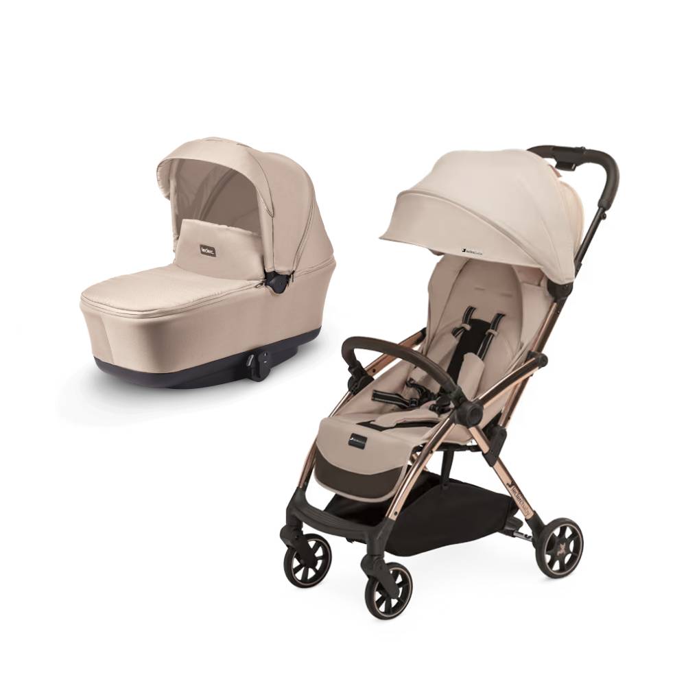 leclercbaby influencer dječja kolica, sand chocolate 2u1 b - slika 1