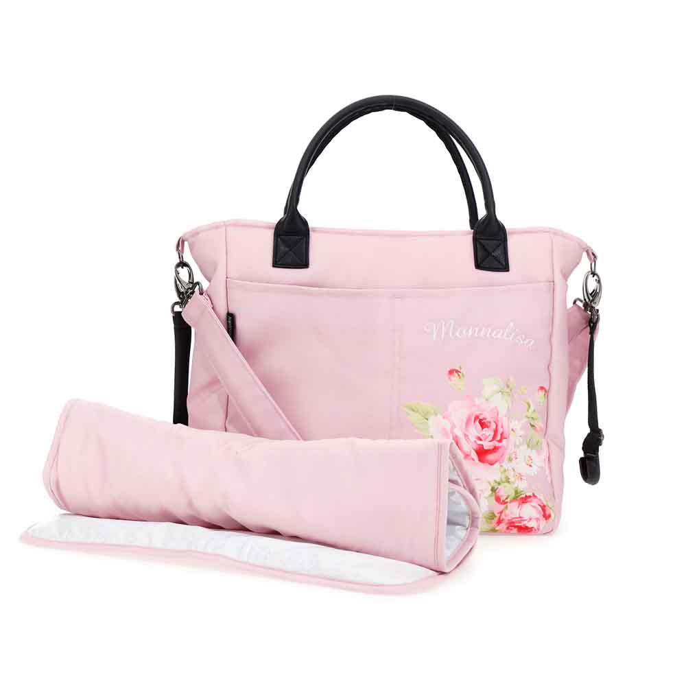 leclercbaby influencer monnalisa torba za pelene, antique pink - slika 1