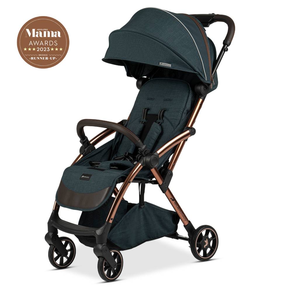 leclercbaby influencer air sportska kolica, denim blue - slika 1