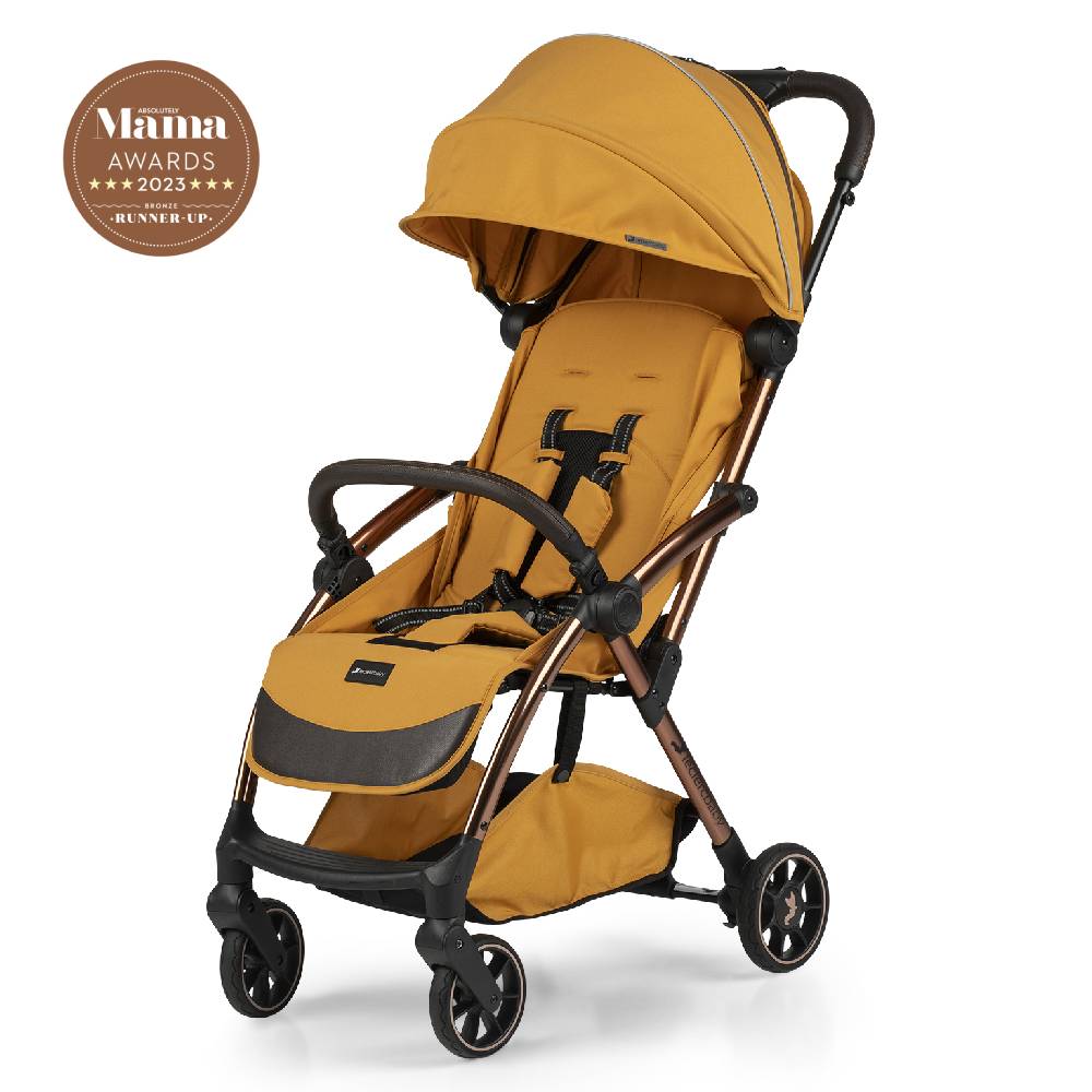 leclercbaby influencer air sportska kolica, golden mustard - slika 1