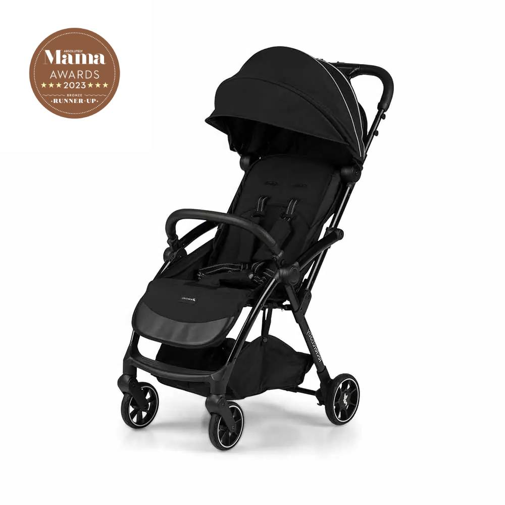 leclercbaby influencer air sportska kolica, piano black - slika 1