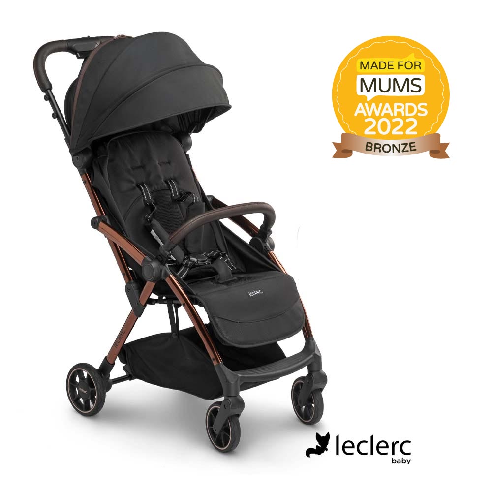 leclercbaby influencer sportska kolica, black brown - slika 1