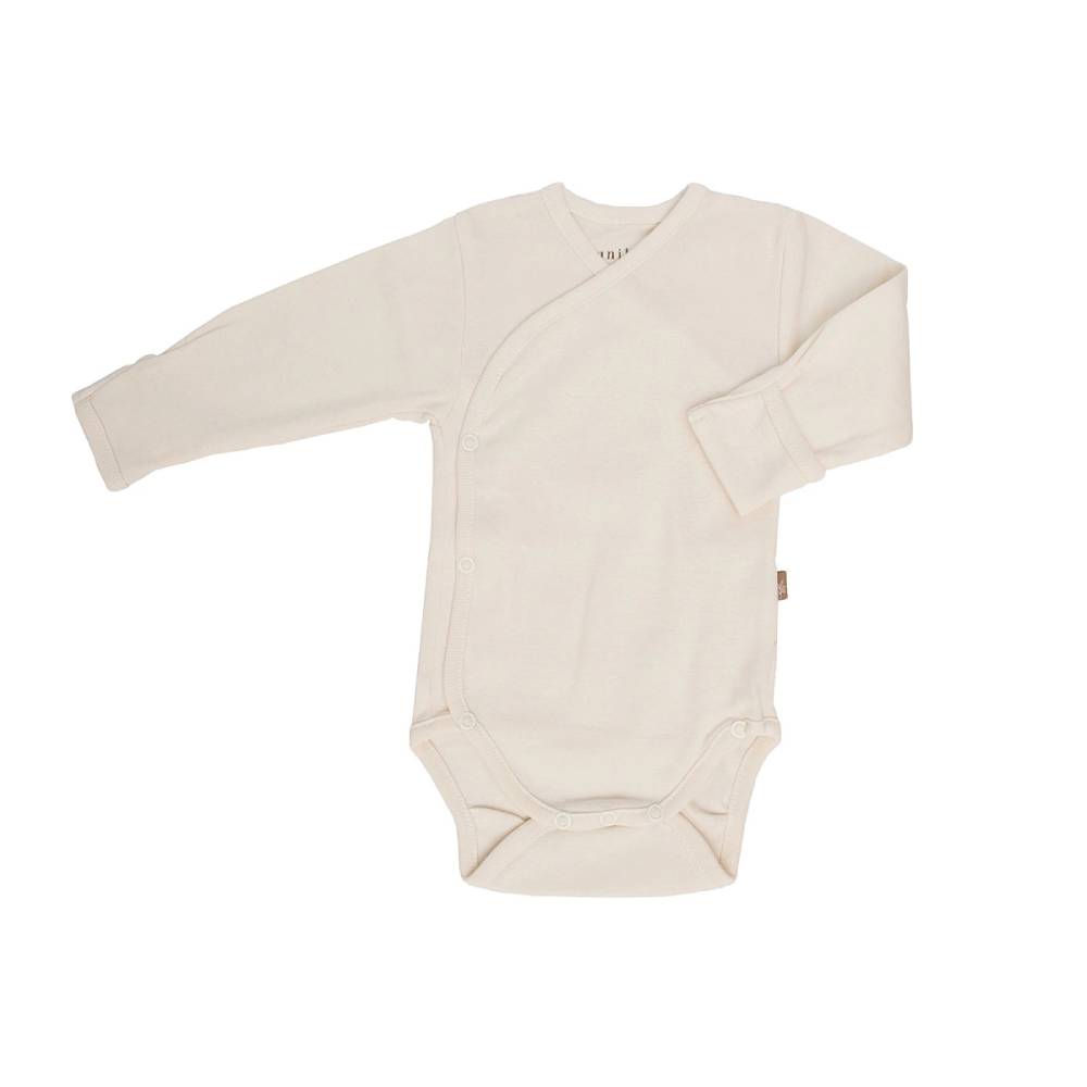 lunilou - bodi dugi rukav, off white, vel. 50 - slika 1