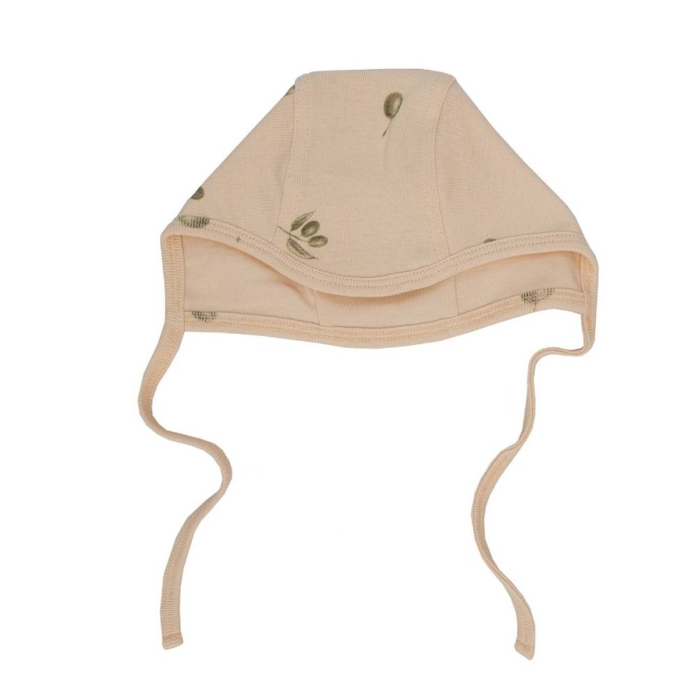 lunilou - kapica bonnet na vezanje, olives, vel. 50 - slika 1