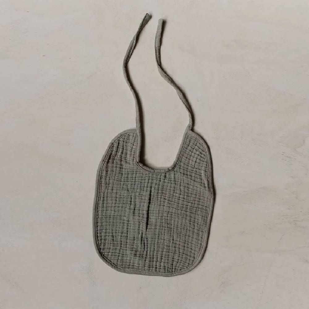 lunilou - muslin podbradak, covert green - slika 1