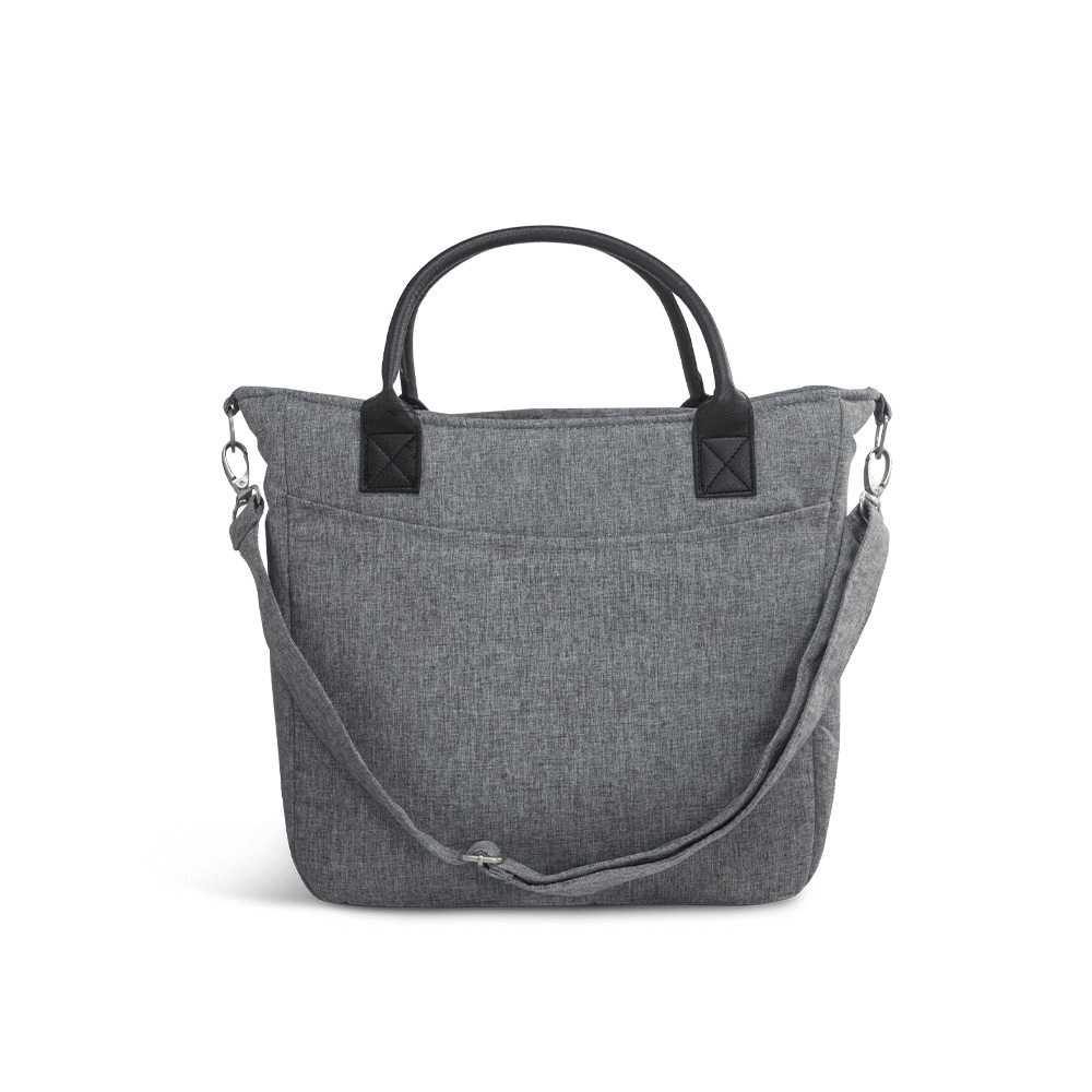 leclercbaby influencer torba za pelene, grey melange - slika 1