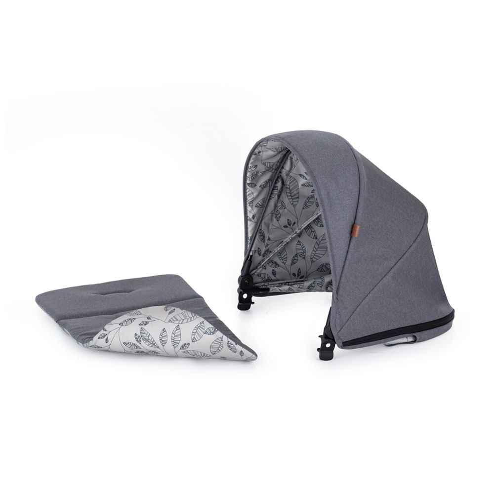 petite&mars krović za royal kolica, ultimate grey - slika 1