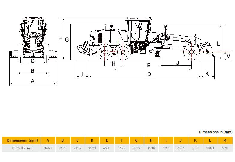 xcmg greder gr 2405t - slika 4
