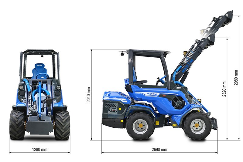 utovarivač multione 8.4 sa teleskopom i pogonom 4 x 4 - slika 3