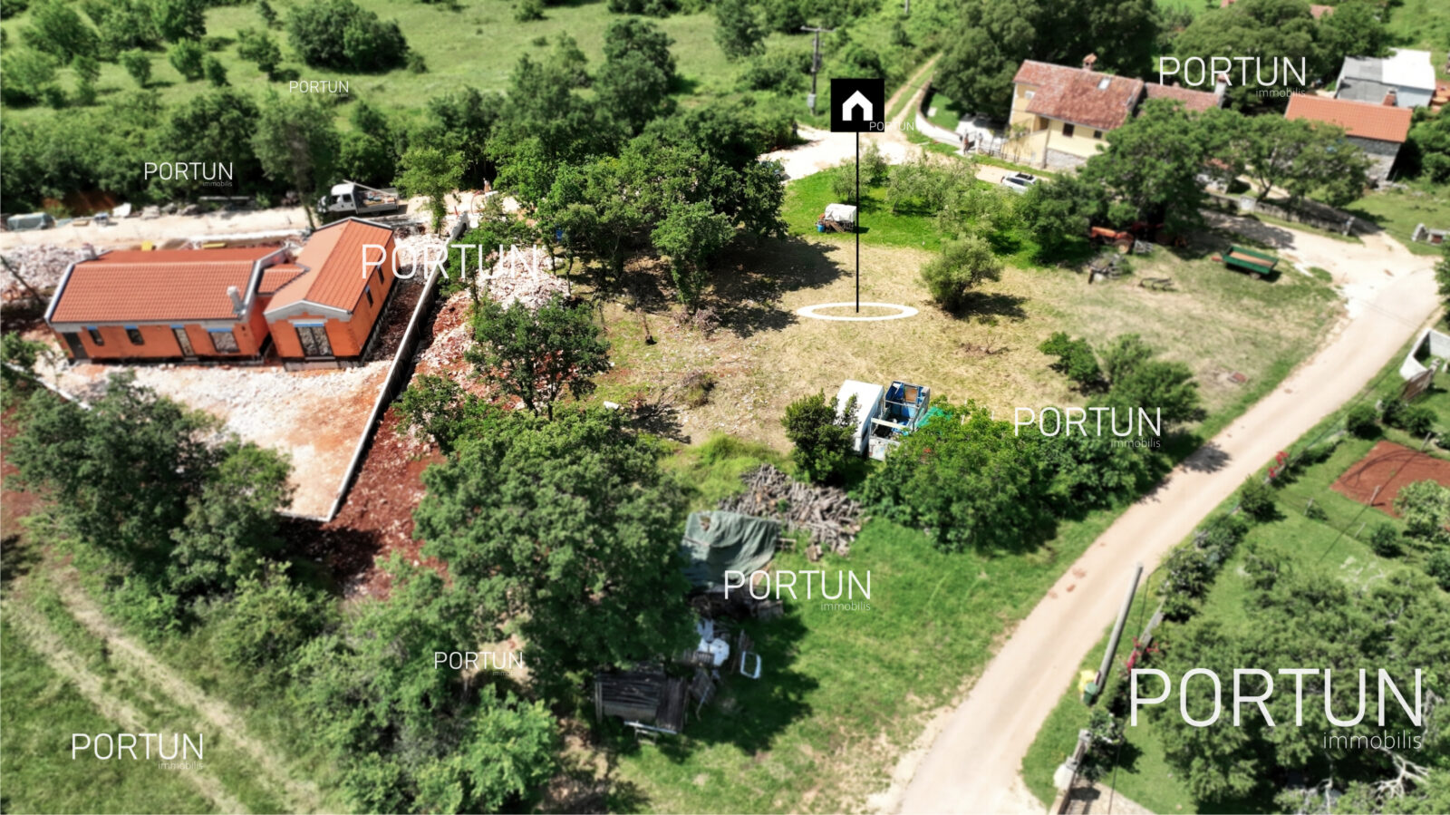 poreč, zemljište s građevinskom dozvolom - slika 1