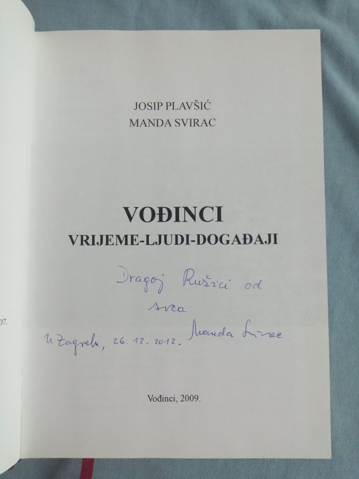 josip plavšić i manda svirac – vođinci : vrijeme-ljudi-događaji - slika 2