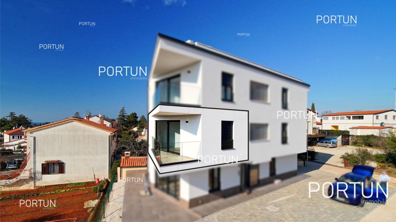 poreč, jednosoban stan na prvom katu - slika 1