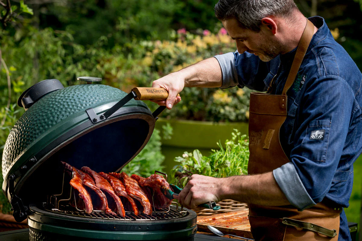big green egg stalak za rebarca i pečenje - slika 3