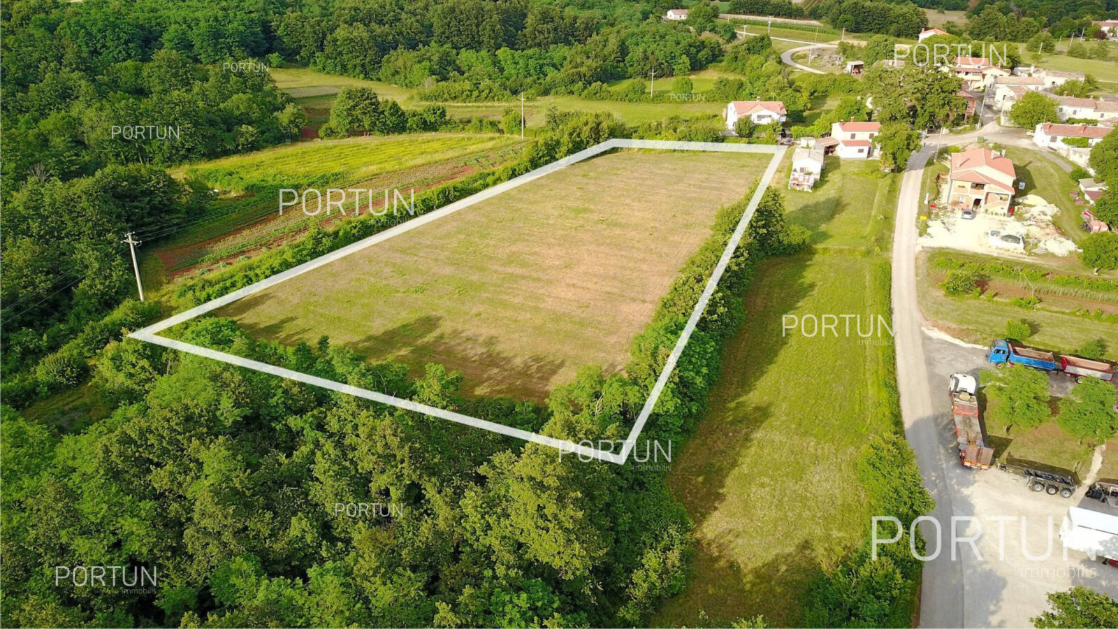 veliko građevinsko zemljište na području žminja - slika 1