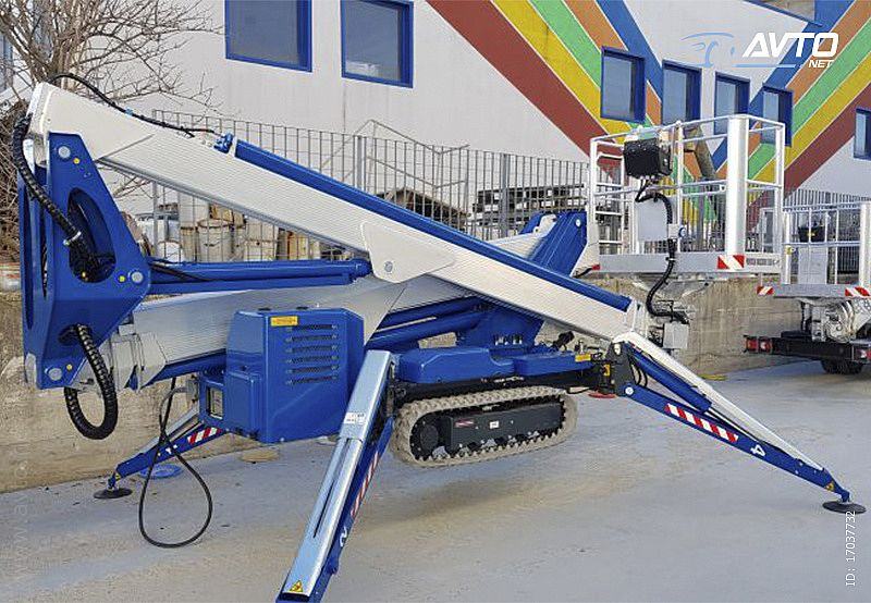 nova samohodna platforma gusjenica - pauk multitel shx 190 - 19metara - slika 1