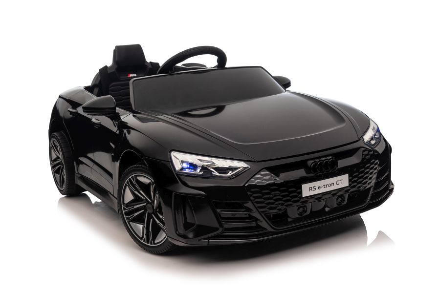 licencirani auto na akumulator audi e-tron gt 4x4 - crni - slika 1
