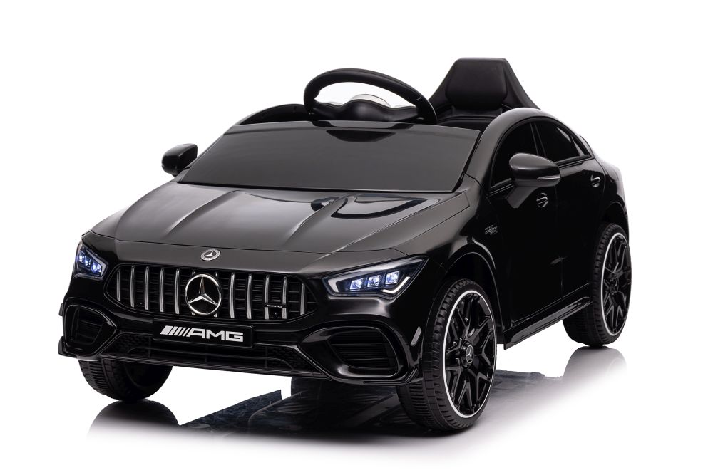 licencirani auto na akumulator mercedes cla 45s amg 4x4 - crni/lakirani - slika 2