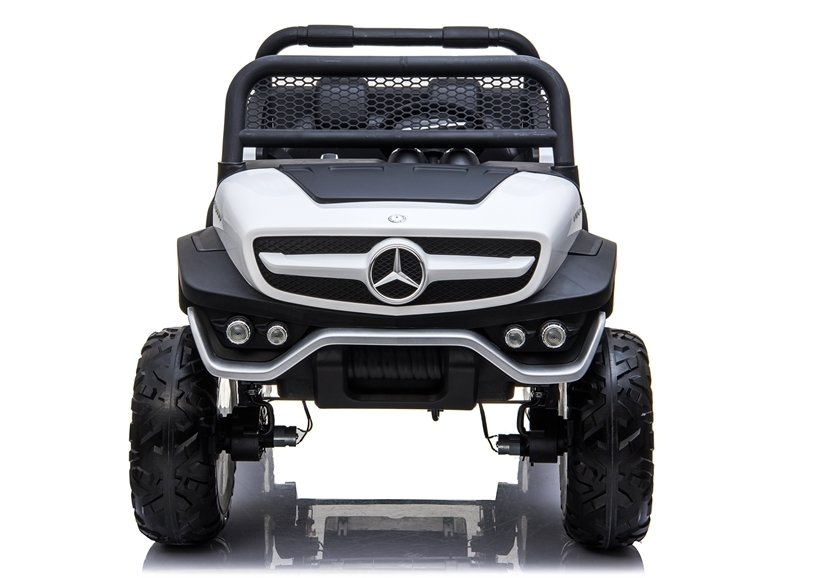 licencirani auto na akumultor mercedes unimog 4x4 - bijeli - slika 2