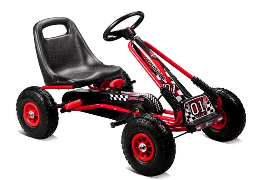 go-kart na pedale a-15 - crveni - slika 2