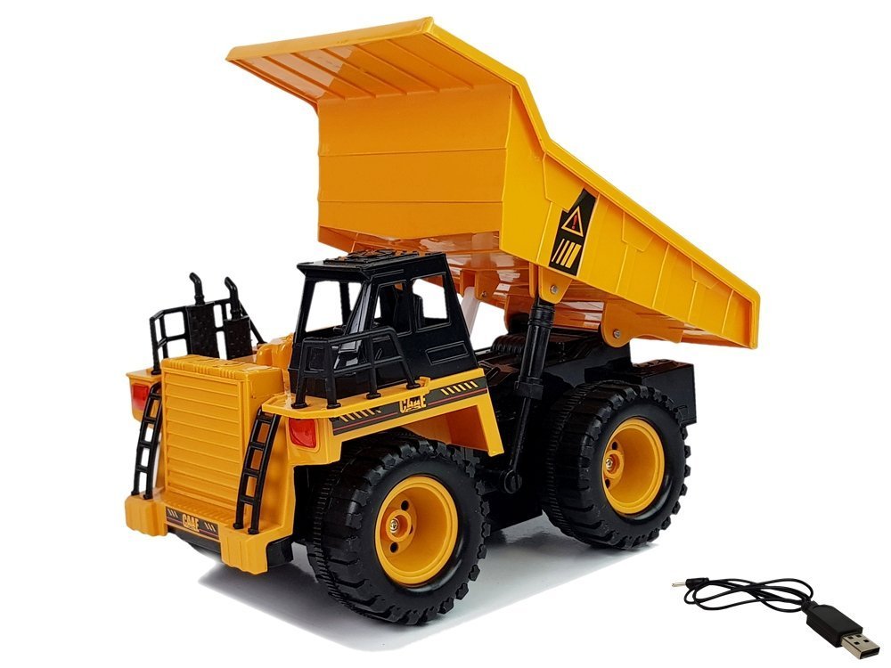 kamion kiper na daljinsko upravljanje construction 1:22 - žuti - slika 2