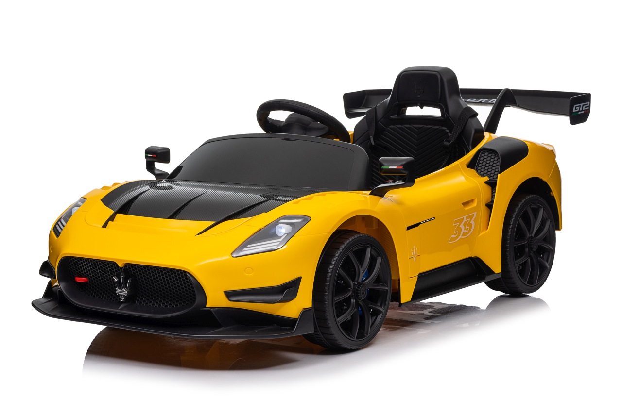 licencirani auto na akumulator maserati mc20 gt2 - žuti - slika 1