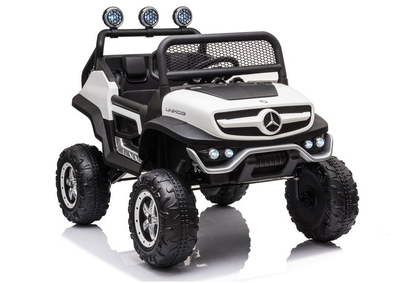 licencirani auto na akumultor mercedes unimog s - bijeli - slika 1