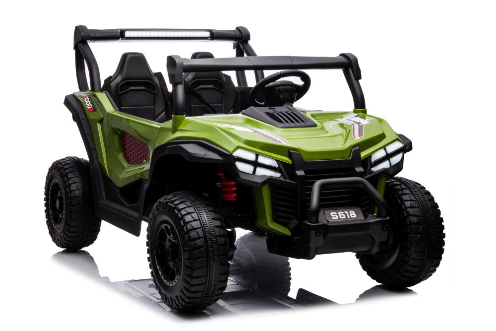 buggy na akumulator s618 4x4 - dvosjed - zeleni - slika 1