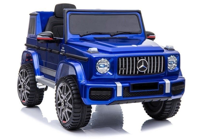 licencirani auto na akumulator mercedes g63 - plavi/lakirani - slika 1