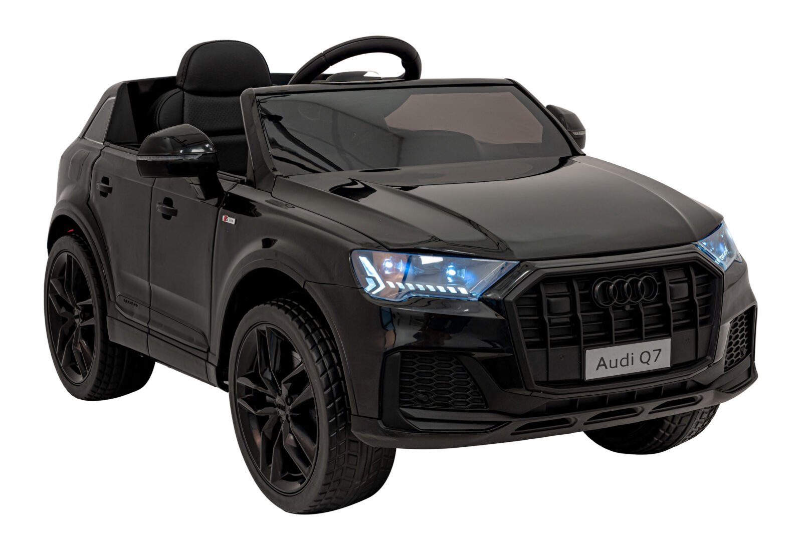 licencirani auto na akumulator audi q7 new lift - crni - slika 2
