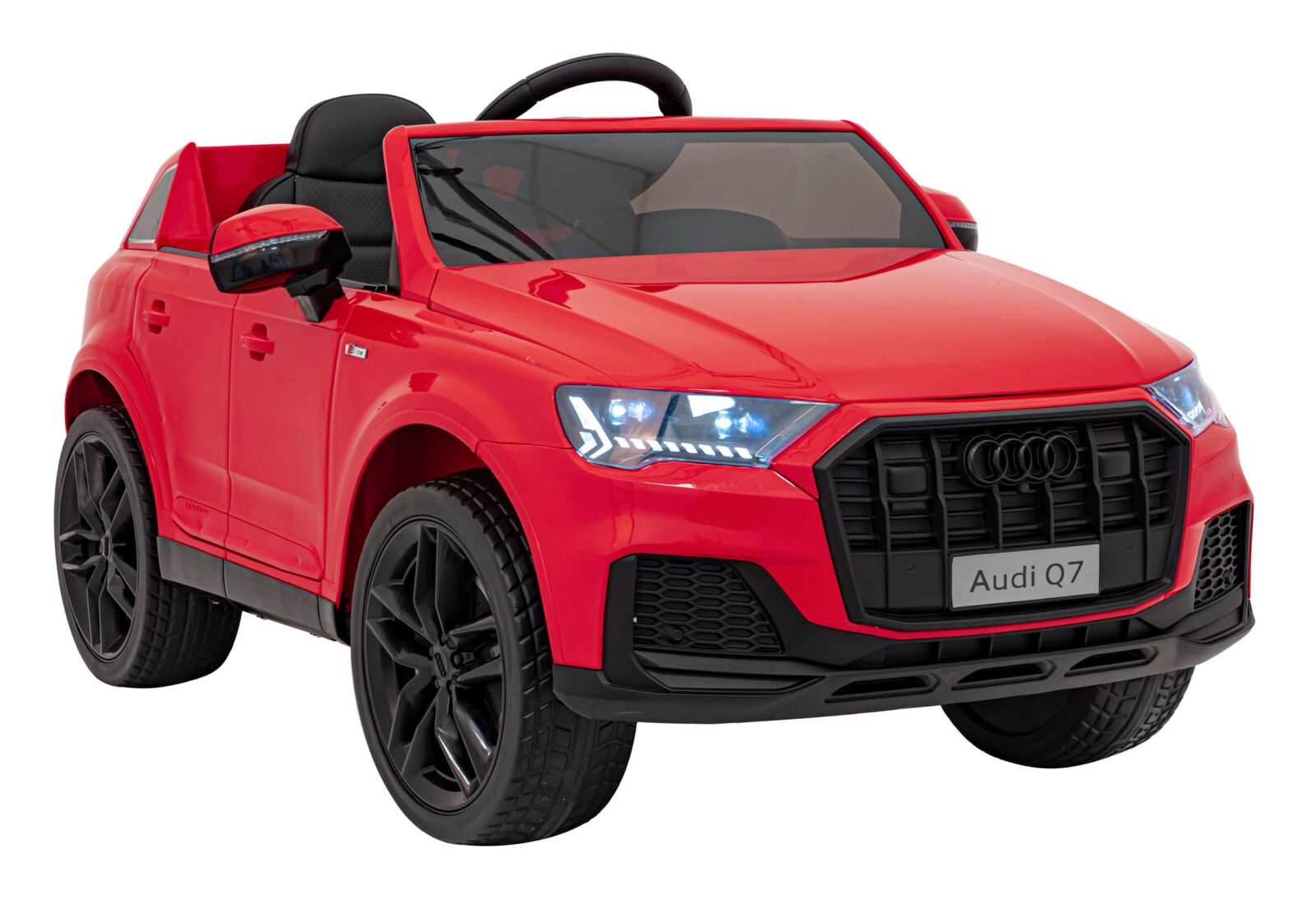 licencirani auto na akumulator audi q7 new lift - crveni - slika 2