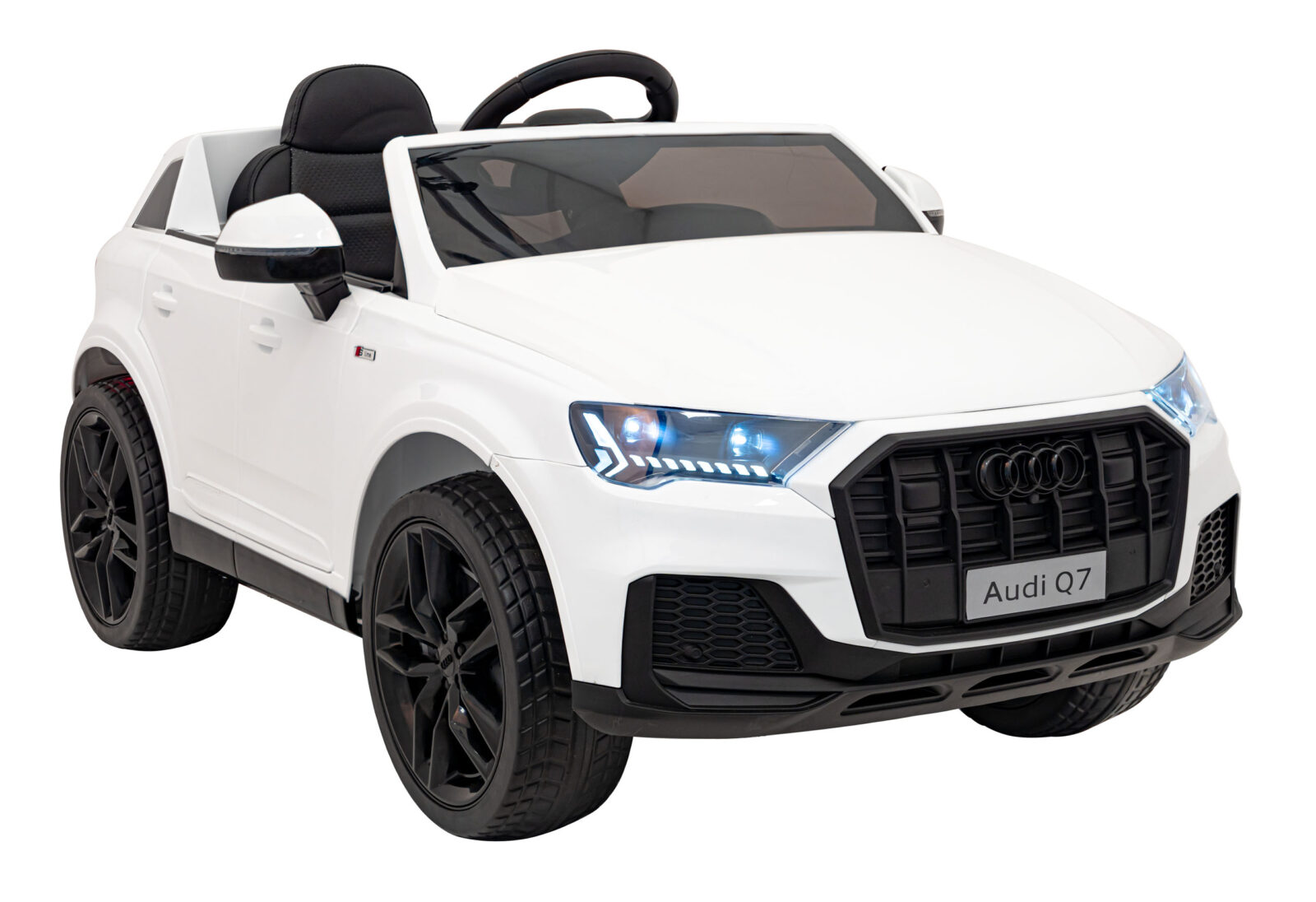 licencirani auto na akumulator audi q7 new lift - bijeli - slika 2