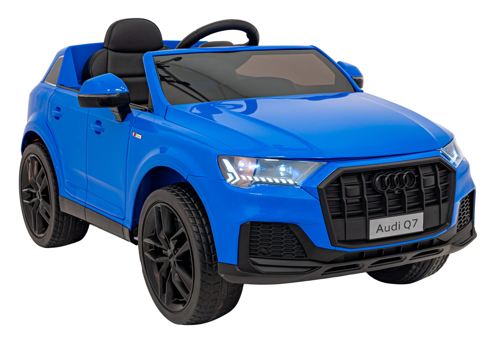 licencirani auto na akumulator audi q7 new lift - plavi - slika 2