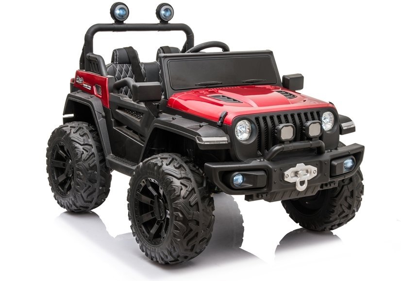 auto na akumulator hc8988 4x4 - crveni/lakirani - slika 1