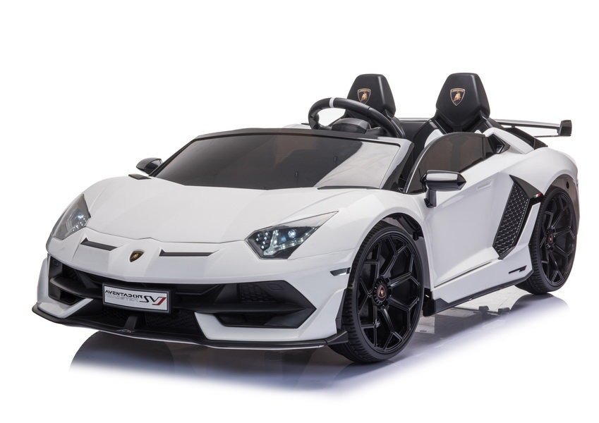 licencirani auto na akumulator lamborghini aventador sx2028 - dvosjed - bijeli - slika 2