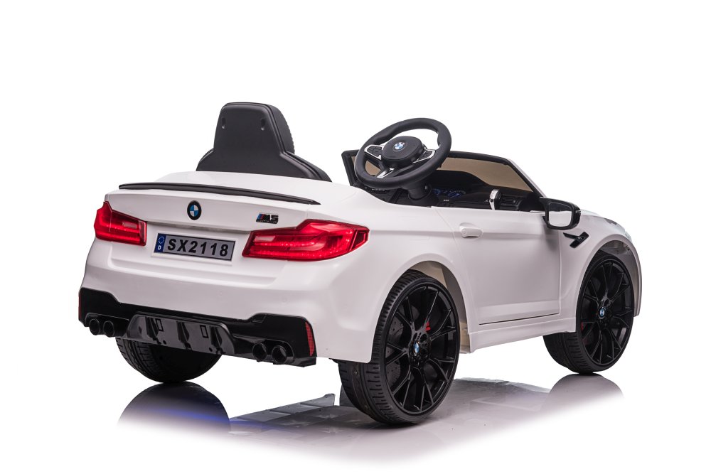 licencirani auto na akumulator bmw m5 - bijeli - slika 2