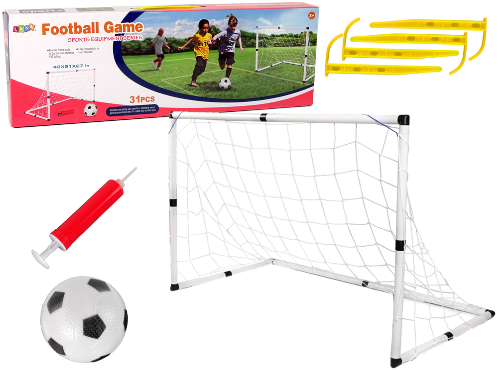 nogometni gol s pumpom i loptom - slika 2