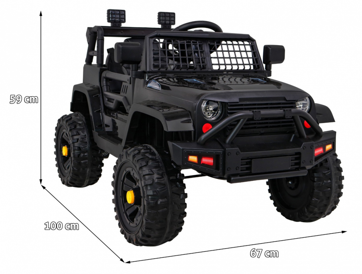 auto na akumulator jeep dark night - crni - slika 2