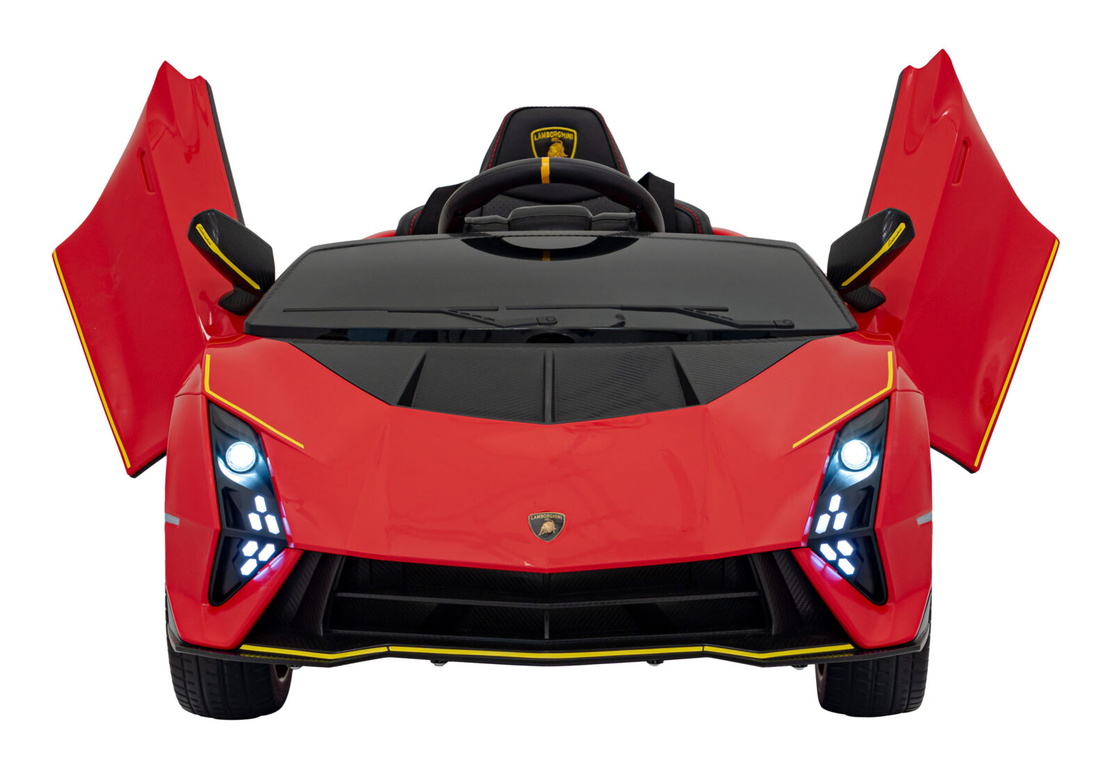 licencirani auto na akumulator lamborghini invencible - crveni - slika 2