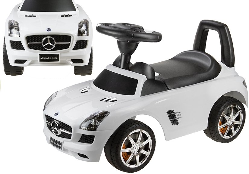 licencirana guralica mercedes-benz sls amg - bijela - slika 2