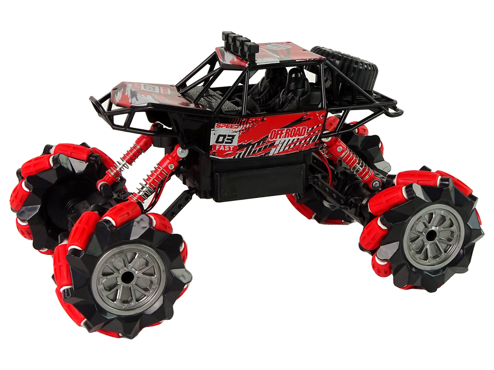 buggy na daljinsko upravljanje off-road car r/c 1:14 - crveni - slika 2