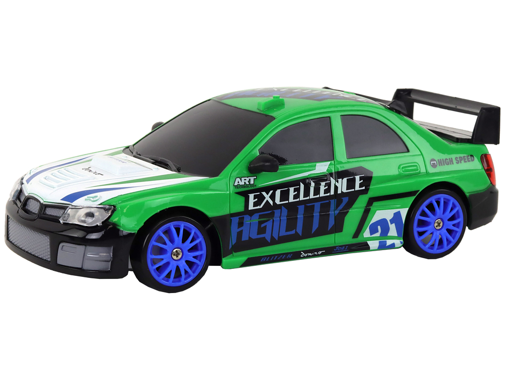 auto na daljinsko upravljanje sports car r/c 1:24 - zeleni - slika 2
